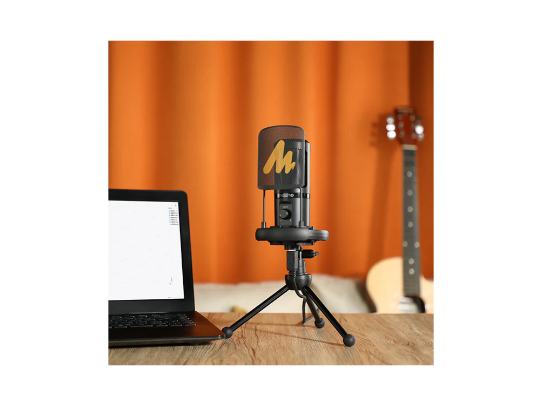 ميكروفون ألعاب USB MAONO PM461TR، ميكروفون مكثف للكمبيوتر الشخصي مع مكسب للتسجيل والتدوين الصوتي والبث المباشر ويوتيوب وتويتش وسكايب، متوافق مع PS5 PS4 Mac Laptop Desktop (PM461TR) ميكروفون ألعاب USB MAONO PM461TR، ميكروفون مكثف للكمبيوتر الشخصي مع مكسب للتسجيل والتدوين الصوتي والبث المباشر ويوتيوب وتويتش وسكايب، متوافق مع PS5 PS4 Mac Laptop Desktop (PM461TR)